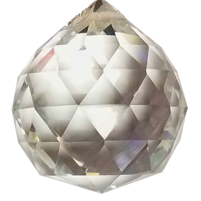 Royal Designs, Inc. Fan Pull Chain with Crystal Ball Faceted Pendant - Thumbnail 4