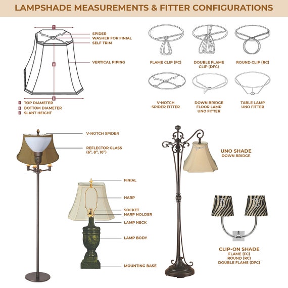 Square floor lamp sale shade