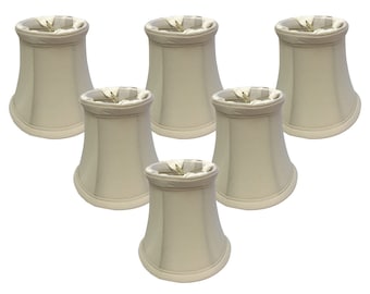 Royal Designs, Inc. True Bell Chandelier Lamp Shade, Beige