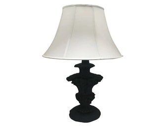 Royal Designs, Inc. Hand Made Floral Style 21.5" Hand Painted Resin Table Lamp with Shade