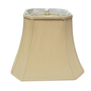Royal Designs, Inc. Square Cut Corner Bell Lamp Shade in Antique Gold