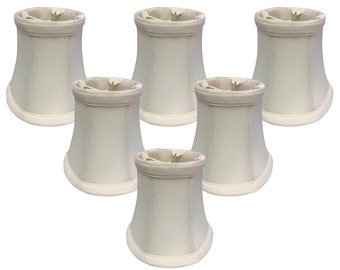 Royal Designs, Inc. True Bell Chandelier Lamp Shade, White