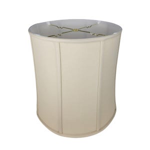 Royal Designs, Inc. Drum Lamp Shade, Linen Beige