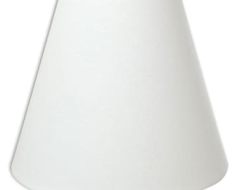 Royal Designs, Inc. Deep Empire Hardback Lamp Shade, Linen White