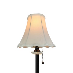 Royal Designs, Inc. Designer Scalloped Bell Lampshade, Multiple Colors and Sizes