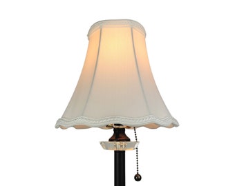 Royal Designs, Inc. Designer Scalloped Bell Lampshade ,  Multiple Colors