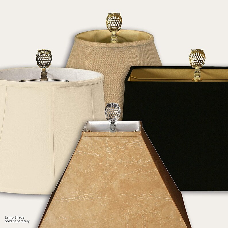 Royal Designs, Inc. Decorative Owl Lamp Finial