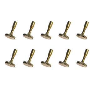 Royal Designs, Inc. Metal Lamp Socket Knob, Antique Brass, Set of 10