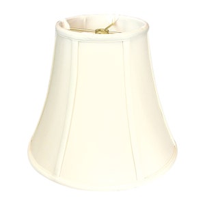 Regal Series True Bell Basic Lamp Shade Silk Shantung Fabric Eggshell - Single