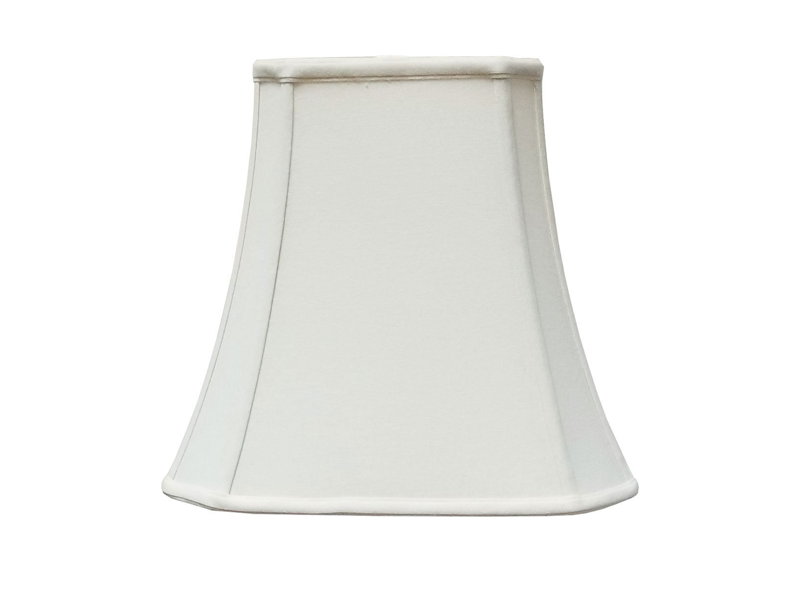 Royal Designs Inc. Rectangle Cut Corner Lamp Shade in White - Etsy
