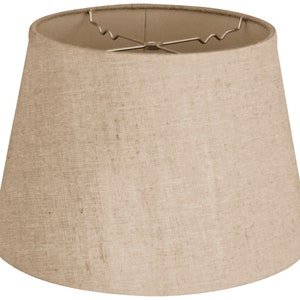Royal Designs, Inc. Empire Hardback Lamp Shade, Linen Belgium