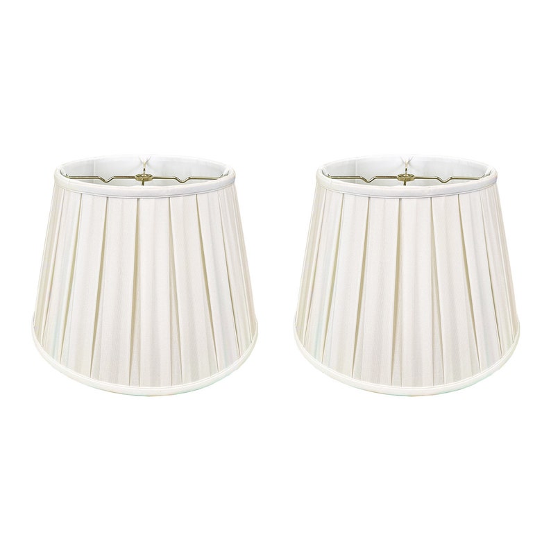 Royal Designs Inc. Empire English Pleat Lamp Shade White Etsy
