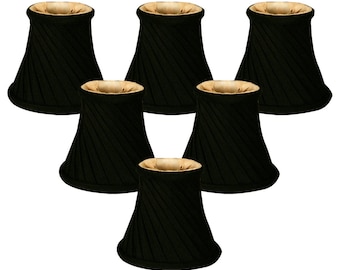 Royal Designs, Inc. Twisted Bell Chandelier Shade, 3 x 5 x 4.5, Multiple Colors