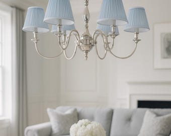 Royal Designs, Inc. Designer Mushroom Pleat Empire Chandelier Shade, Multiple Colors