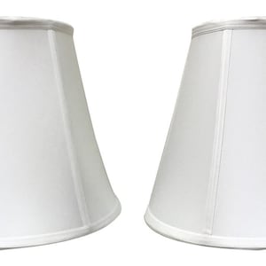 Royal Designs, Inc. Deep Empire Essential White Lamp Shade - Set of 2