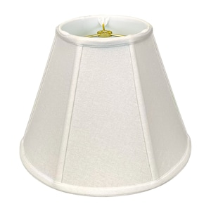 Royal Designs, Inc. Deep Empire Lamp Shade, Linen White