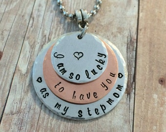 Step Mom Necklace - Other Mother Gift - Step Mother Necklace - Necklace for Second Mom - Necklace for Step Mother - Christmas Gift