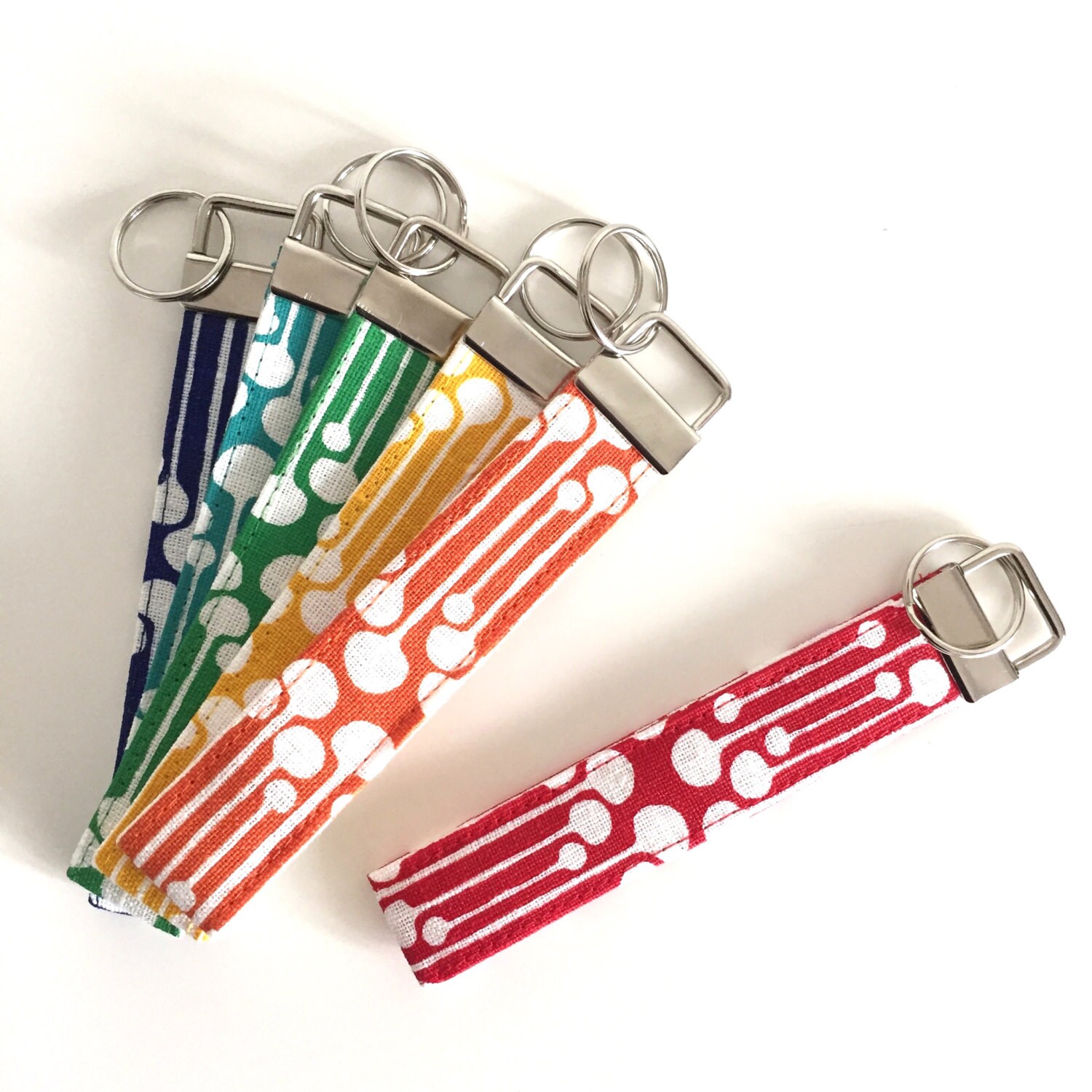 Linen Fabric Keyfob Fabric Keyring Fabric Keychain Handbag Etsy