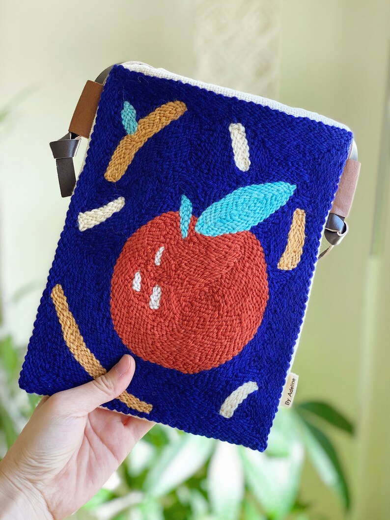 Small crossbody purse/ Punch Needle purse/ punch needle bag/ Etsy