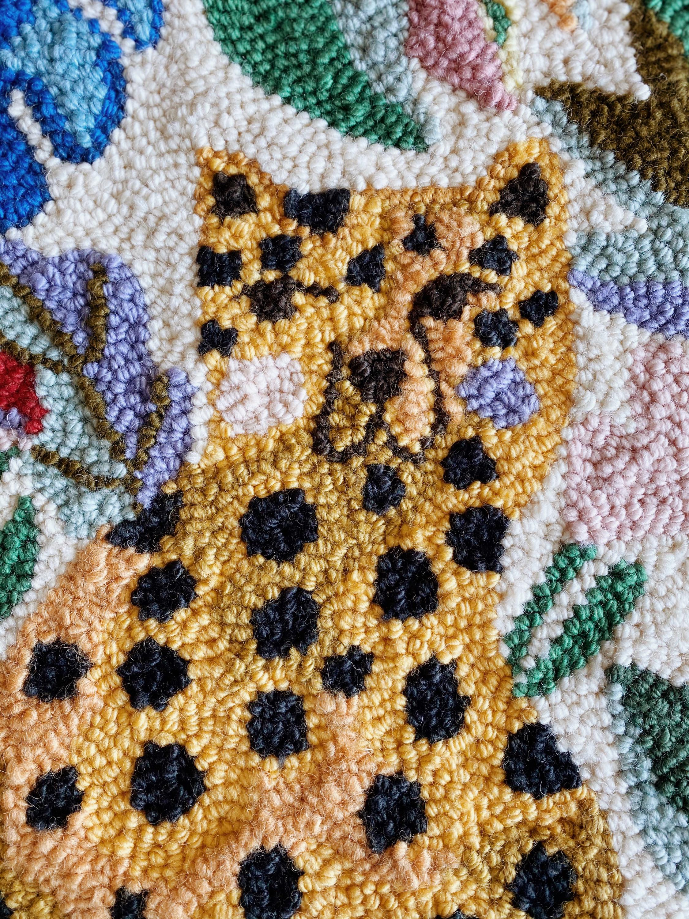 Cheetah Rag Pattern Only - Cheetah Rug - Etsy