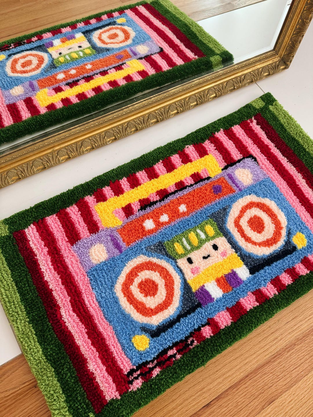 Mini Boombox Rug - Etsy