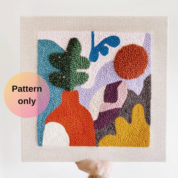 Pattern only - Abstract plants