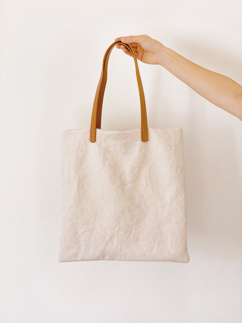 Abstract tote bag wool tote bag punch needle bag canvas tote bag tote bag wool handbag shoulder bag leather strap women tote bag