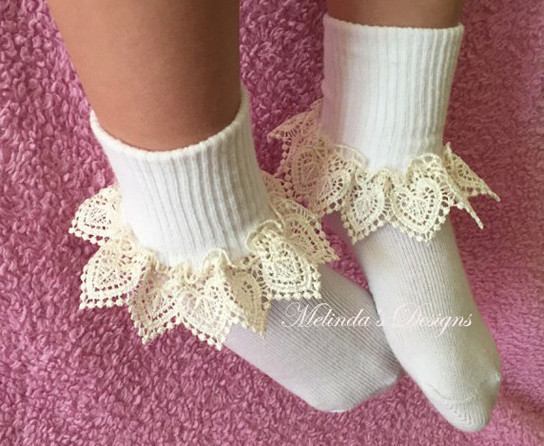 Frilly Socks Lace Socks Ruffled Socks Little Girl's Socks Etsy