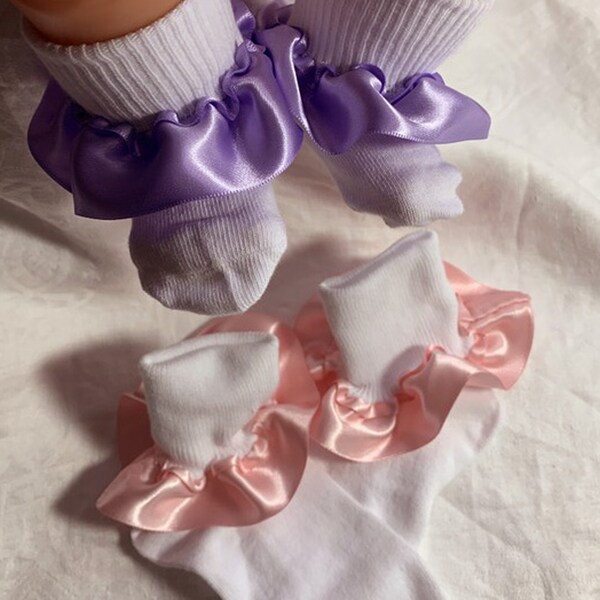 Ribbon Ruffle Socks Etsy
