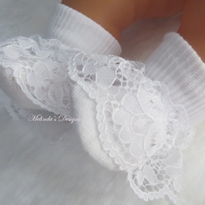 Ruffled Socks Lace Socks Baby socks Girls Socks Little Girls Socks Toddler Socks Frilly Socks Easter Socks Christening Socks Wedding Socks