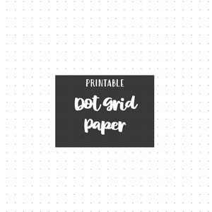 Dotted Grid Template Paper Printable- 5mm Dot Grid - Etsy