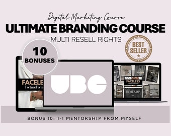 UBC Ultimate Branding Cursus + 10 Bonussen Digitale Marketing Social Media Gidsen