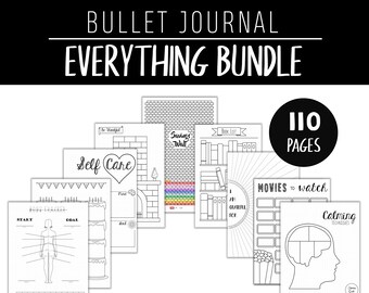 Printable Bullet Journal | Etsy