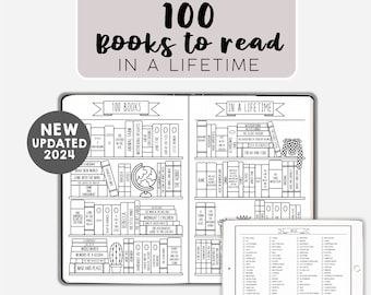 100 Bookshelf List - Books To Read - 100 Books To Read In A Lifetime - Reading Challenge