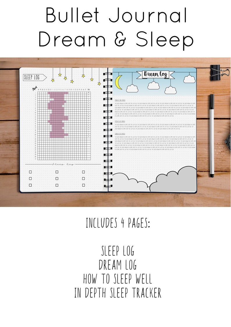 Sleep tracker bullet journal - mathhety