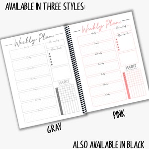 Weekly Planner Daily Planner Printable Digital image 2