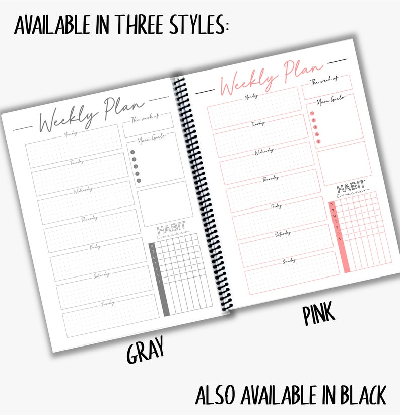 Weekly Planner Daily Planner Printable Digital image 2