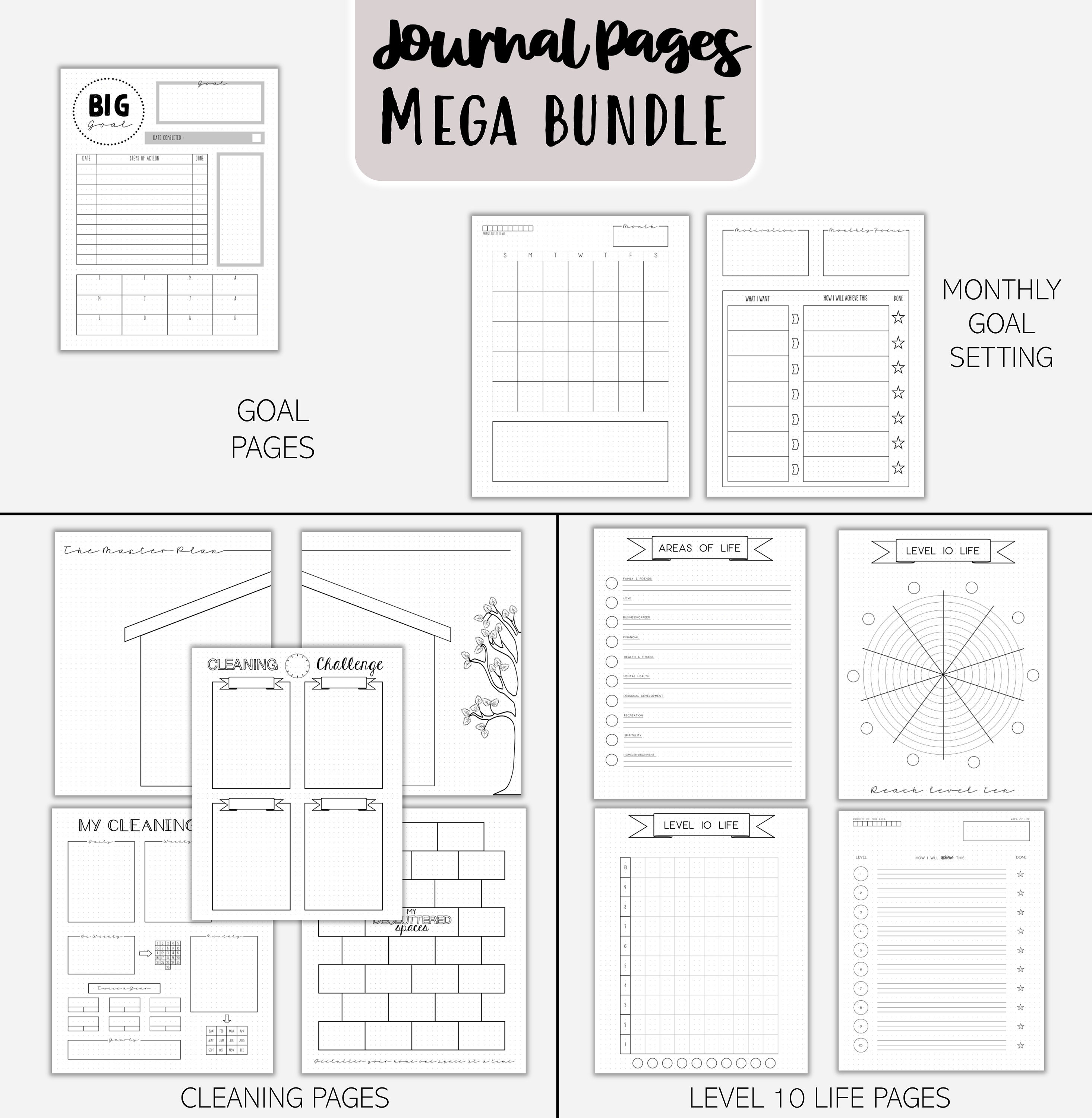 May 2019 Printable Bullet Journal Kit ⋆ The Petite Planner