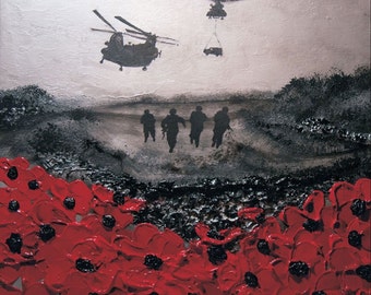 Remembered, By Day And By Night by Remembrance Artist Jacqueline Hurley ~ Limited Edition Signed Giclée Print
