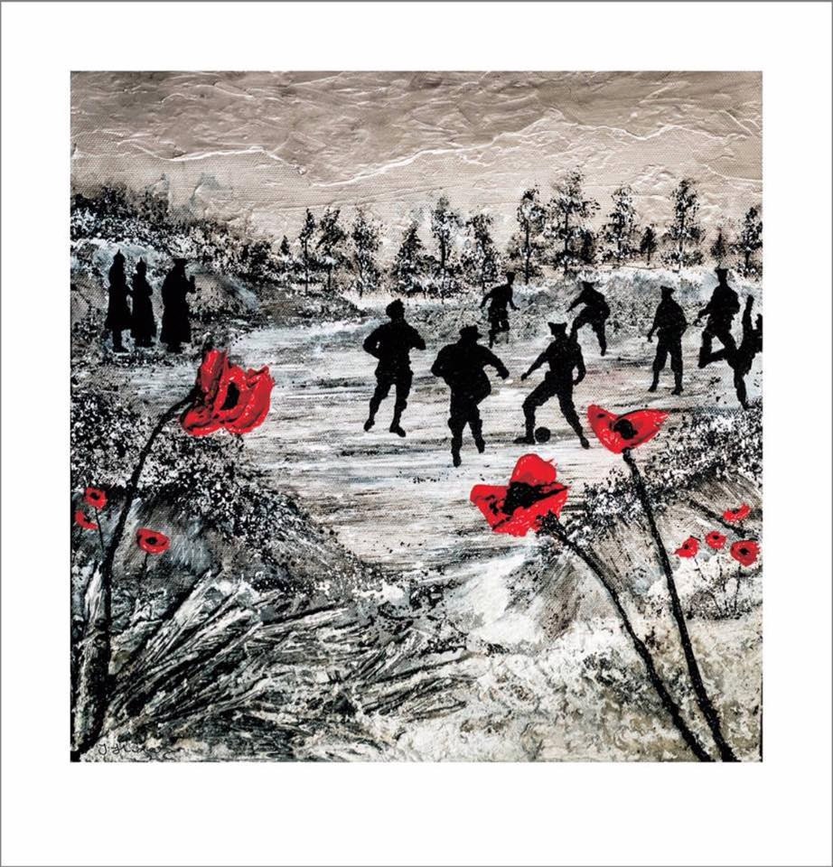 Peace For Christmas by Remembrance Artist Jacqueline Hurley ~ Limited Edition Signed Giclée Print ~ WW1 Art