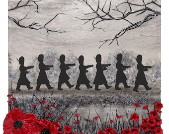 So Proudly They Marched fine art print by Jacqueline Hurley in remembrance of The Royal Guards Infantry Foot Soldiers
