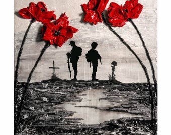 Remember And Reflect - 100 Years Remembered by Remembrance Artist Jacqueline Hurley Military Art Print