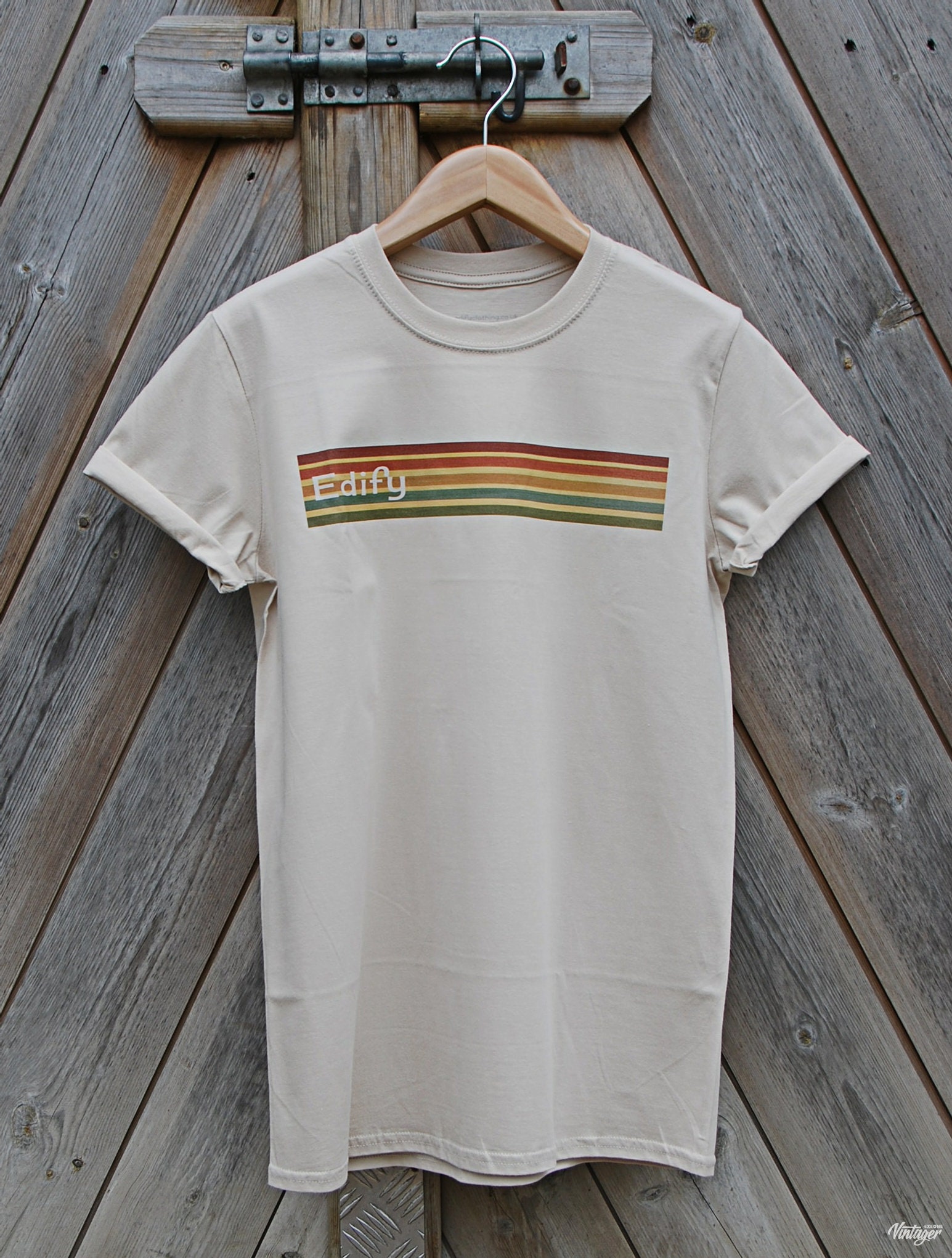 70s Retro Striped T Shirt From Edify Clothing Available in a - Etsy