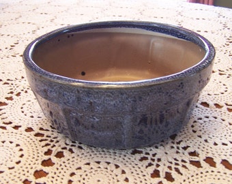 Handmade Blue Pottery Casserole Dish