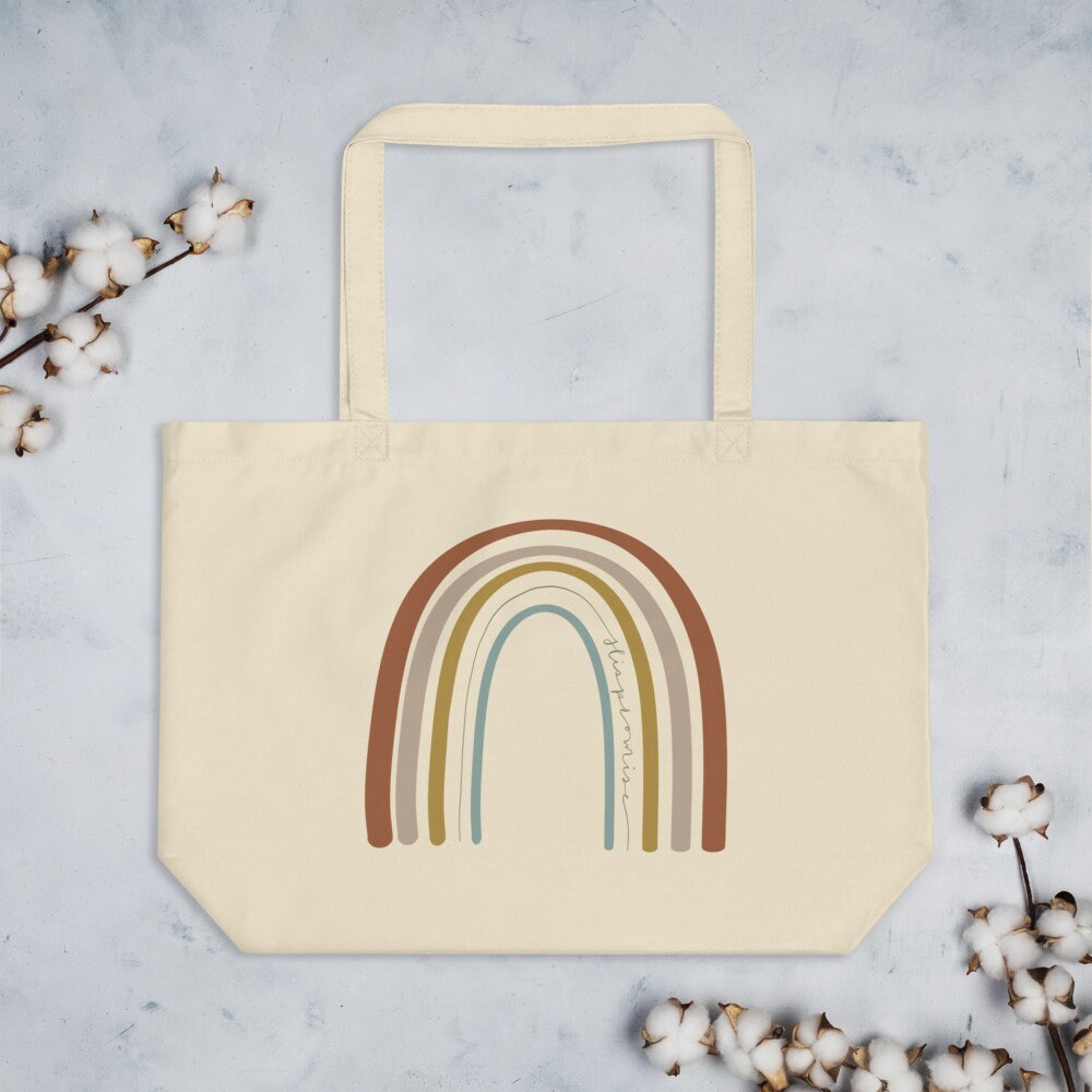 Large organic tote bag