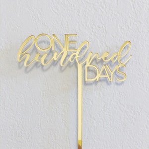 One Hundred Days Cake Topper