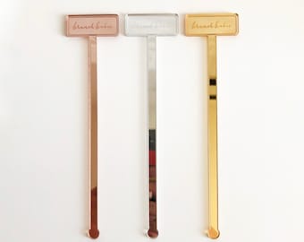 Disco Ball Drink Stirrers 12ct