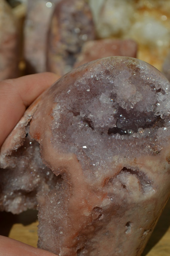 ブラジル産ピンクアメジストフリーフォーム - Etsy 日本