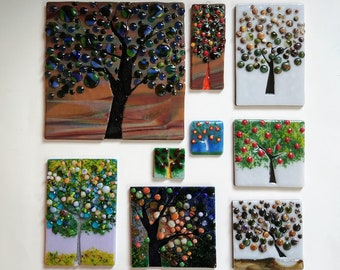 Fusing Cracked Glass Trees Tutorial