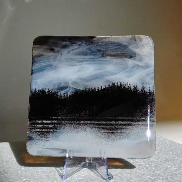 Fused Glass Tiles - Etsy